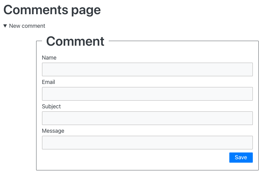 comment page