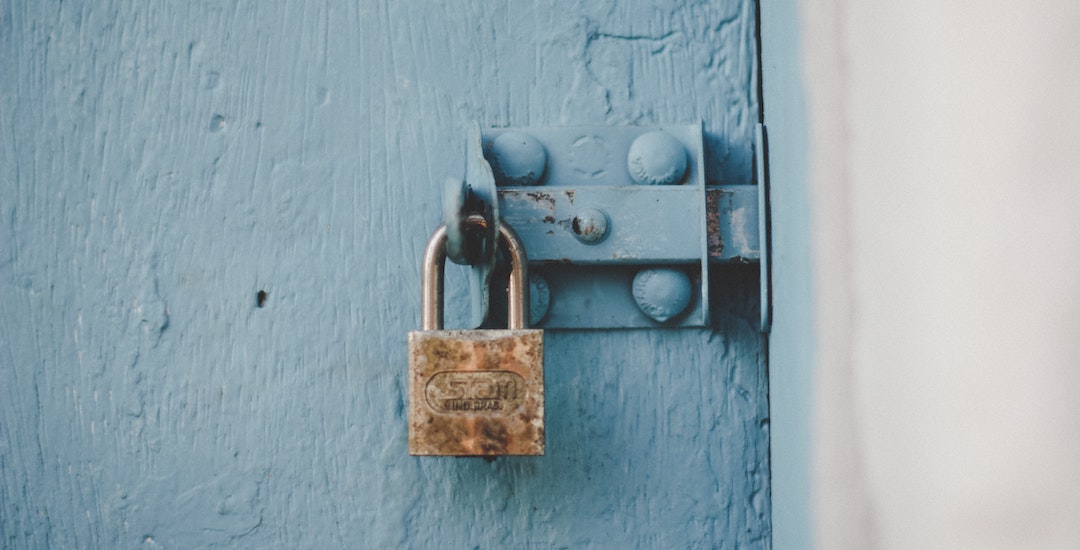 Photograph of a padlock